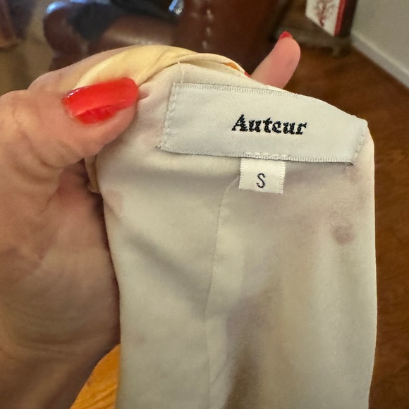 Auteur silk twist gown in kimono print, size S - Picture 11 of 15